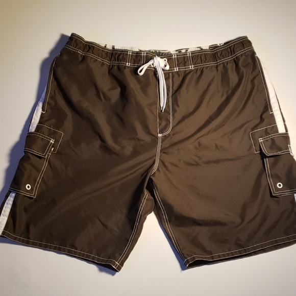 mens cargo swim shorts